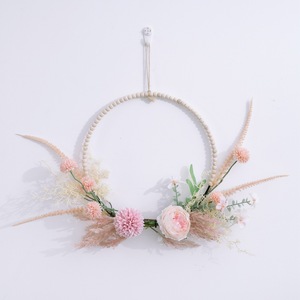 Guirlande de fleurs artificielles CallaFloral, demi-cercle, pivoine rose, pissenlit, décoration murale, décoration de mariage, décoration de la maison CF01308 - Product Image 3