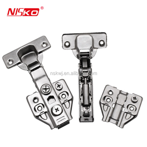 <span class=keywords><strong>บานพับ</strong></span>ตู้กระจกโครเมียม NISKO แบบ 4 ทิศทาง ปิดแบบนุ่มนวล ติดตั้งบนพื้นผิว <span class=keywords><strong>บานพับ</strong></span>ตู้แบบซ่อนสำหรับประตูตู้ - Product Image 2