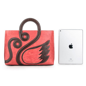 Mùa Thu/Mùa Đông Chính Hãng Da Tote Túi Xách Tùy Chỉnh Thiết Kế Thiên Nga Mô Hình Logo 2Pcs Sử Dụng Hàng Ngày Trung Quốc Nhà Cung Cấp Nhà Máy Thương Mại - Product Image 5