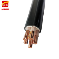 Câble d'alimentation YJV YJV32 XLPE à âme en cuivre pur, 3/4/5 conducteurs, 1,5-300 mm, ignifuge industriel, flexible, haute conductivité, durable