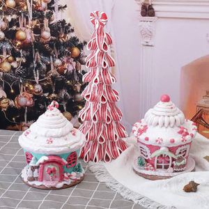 Lumières de Noël en PVC Lumineuses : Château, Maison, Pain et Pièces de Vitrine pour Décorations de Fêtes - Product Image 1