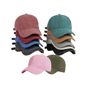 Cappello da Baseball Classico in Velluto a Coste di Cotone, Stile Vintage, Profilo Basso, Regolabile con Fibbia in Ottone, Alta Qualità, Impermeabile, per Adulti - Product Image 1