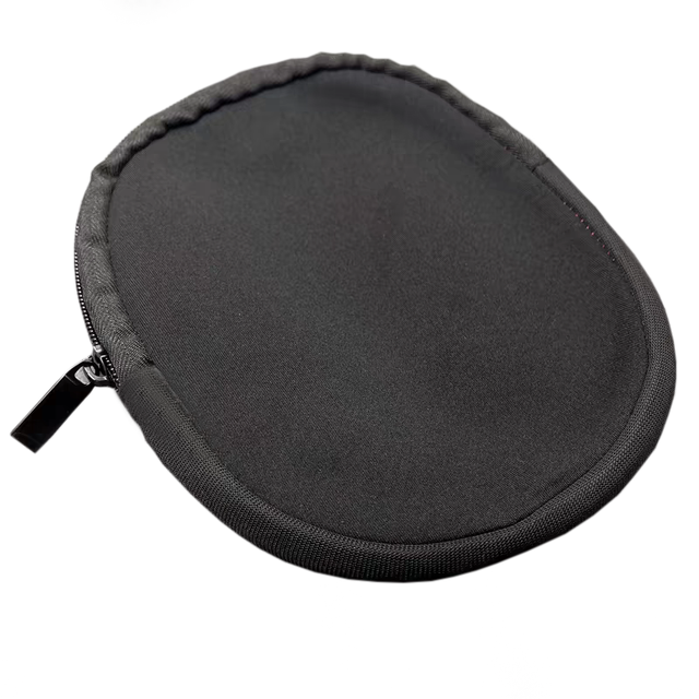 Customised logo Neoprene Soft Headphone Zipper Pouch Earphone Storage Case Dust-proof Durable Headphone Headphones Bag