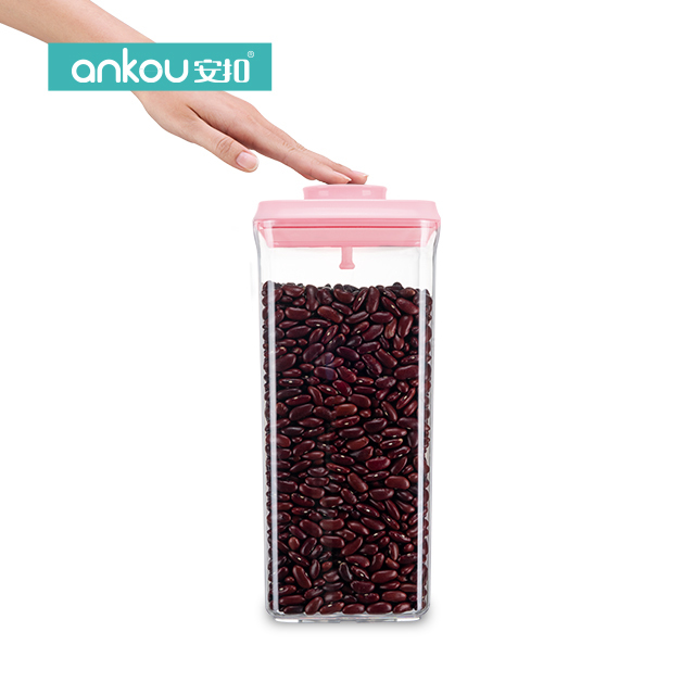 Airtight Plastic Cereal Food Storage Canister