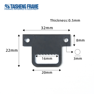 TS-K087 Đen răng cưa móc cho khung 1000 cái hình ảnh treo phần cứng - Product Image 2
