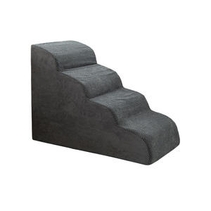 Escalier <span class=keywords><strong>pour</strong></span> animaux de compagnie en peluche, <span class=keywords><strong>chat</strong></span> et chien, cinq étages, 50 cm, antidérapant, durable, rembourré en éponge, canapé-lit, mini escalier, marches hautes - Product Image 5