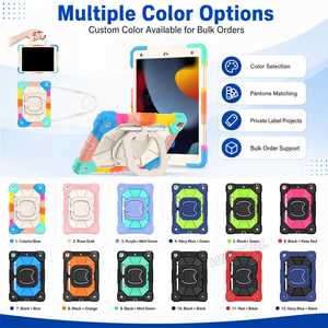 Funda Protectora WESOROL para iPad 10.2 7ª, 8ª y 9ª Generación (2019, 2020, 2021) con Soporte Giratorio y Correa para Hombro, OEM ODM - Product Image 1
