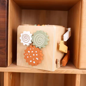 Logotipo personalizable 5-en-1 Montessori nuevo diseño PC Cognitive Early Education Set para niños 5-7 años cubos de actividad - Product Image 3