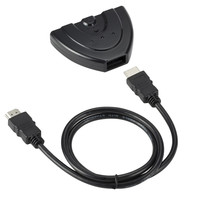 Switch HDMI automatico 3D 1080P a 3 porte con scatola switcher HDMI 3x1 Pigtail per Video Xbox DVD HDTV