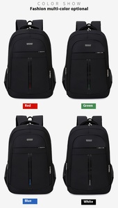 Công Suất Lớn Người Đàn Ông Của Kinh Doanh Du Lịch Ba Lô Đơn Giản Phong Cách Oxford Không Thấm Nước Tính Năng Dây Kéo Máy Tính Xách Tay Tương Thích Túi Đi Học Cho - Product Image 6