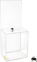 Heißer Acryl Spende Spardose Plexiglas Kummerkasten Lucite Wahlurne