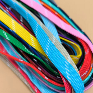 Custom 1cm Shoelaces Flat Hoodie Drawstring with Plastic End Elasticity Pantone Color Options <strong>Pull</strong> <strong>Strings</strong> Draw <strong>Cord</strong> - Product Image 5
