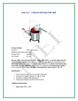 Nouvel équipement laitier automatique à petite échelle, séparateur de crème de lait en acier inoxydable, moteur de marque MEI, certifié ISO 13485, longue durée de vie