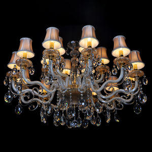 Lampe Tiffany en Cristal Fabriqué en Chine Lustre en Cristal Moderne Hôtel Villa Salon Décor Lustre en Verre Avec Bras - Product Image 1