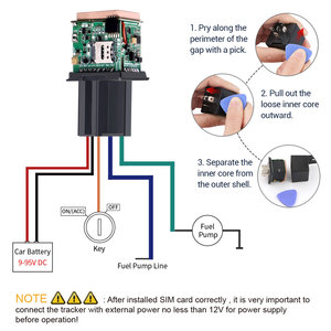 Giá micodus mv930g Mini Hidden xe báo động xe máy GPS theo dõi thiết bị động cơ cắt đứt thời gian thực 4G Xe GPS Tracker tiếp sức - Product Image 5