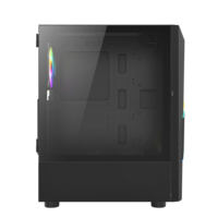 Boîtier d'ordinateur AntarcChill, nouveau design, boîtier de PC de jeu ATX, USB3.0 Type C IO, boîtier de jeu pour ordinateur avec ventilateur de refroidissement RGB