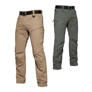 <span class=keywords><strong>Pantaloni</strong></span> Tattici da <span class=keywords><strong>Uomo</strong></span> Antistrappo Elasticizzati con Tasche Multiple per Escursionismo, Caccia e Lavoro - Product Image 2