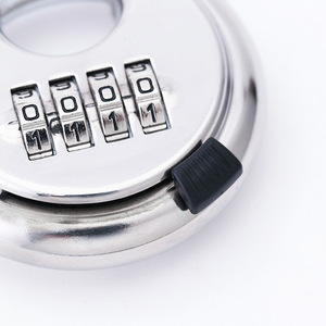 4 chữ số kết hợp khóa đĩa ổ khóa với thép cứng còng ngoài trời Combo khóa cho ngoài trời cổng nhà kho, đơn vị lưu trữ - Product Image 2