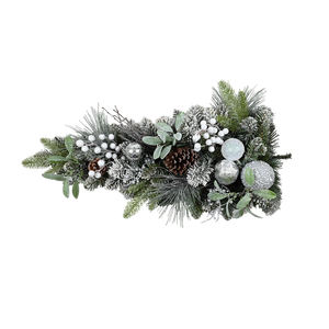 สแวกคริสมาสต์หยดน้ำตาเทียมพร้อมลูกสนสำหรับตกแต่งตามสั่ง - Product Image 1