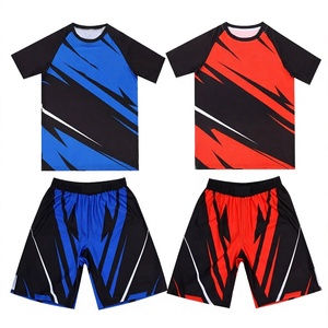 Conjunto de MMA: Shorts de Combate y Rash Guard Transpirables para Entrenamiento de Grappling, BJJ, <span class=keywords><strong>Muay</strong></span> Thai, Gimnasio. Personalizado, OEM, Venta al por Mayor para Hombres. - Product Image 5