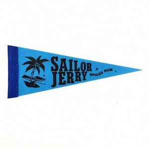 Bandera Triangular de Fieltro Personalizada de Alta Calidad para Escuelas y Universidades con Logotipo - Product Image 5