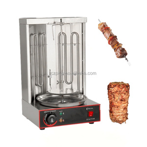 Machine à shawarma au gaz et électrique au <span class=keywords><strong>meilleur</strong></span> prix pour usage commercial avec machine à rôtir le poulet et la dinde en acier inoxydable de haute qualité - Product Image 4