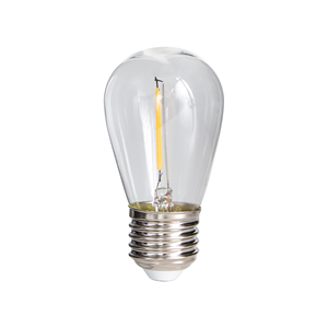 Guirlandes lumineuses d'extérieur S14, ampoules LED Edison, 24V 120V 240V 1W 60lm, résistantes aux chocs, pour les fêtes - Product Image 1