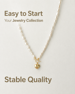 Collar <span class=keywords><strong>de</strong></span> <span class=keywords><strong>Perlas</strong></span> Barrocas <span class=keywords><strong>de</strong></span> Agua Dulce con Baño <span class=keywords><strong>de</strong></span> Oro y Acero Inoxidable, Diseño Moderno y Natural, Bajo MOQ Personalizado, para Uso Diario - Product Image 4
