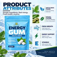 Fabrication de chewing-gum à la vitamine B12 B6 avec L-théanine, suppléments de caféine, bonbons énergétiques à mâcher pour adultes, chewing-gum