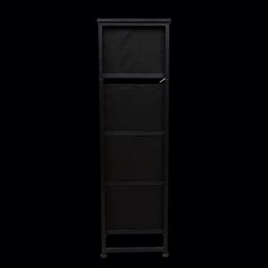 Modern Freestanding Fabric <b>Cabinet</b>, Durable Stainless Steel MDF, Pine Various Colors, Support for Clothes and Bedroom Furniture - Product Image 2