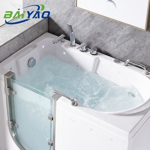 <span class=keywords><strong>Baignoire</strong></span> de Luxe Monoplace avec Douche Intégrée, Jacuzzi en Acrylique, Massage, Écologique, Facile à Installer pour Personnes Âgées et Bébés (Utilisation Spa) - Product Image 5