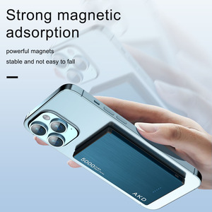 Biểu Tượng Tùy Chỉnh Siêu Mỏng 15W Sạc Nhanh 5000MAh Xách Tay Bên Ngoài Pin Ngân Hàng Điện Từ Ngân Hàng Điện Không Dây Cho <span class=keywords><strong>Iphone</strong></span> - Product Image 3