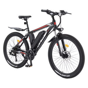 Vente en gros d'usine Vélo de montagne à cadre en acier électrique au lithium <span class=keywords><strong>pour</strong></span> adultes de 26 pouces Moteur sans balais 36V 250W Absorption des chocs - Product Image 4