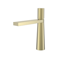 Noir mat moderne monotrou monté lavabo robinet grue eau chaude froide bassin mitigeurs pour salle de bain pont monotrou