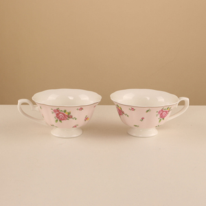 Coffret cadeau, nouvelle tasse à thé en porcelaine, ensembles de tasses vintage pour <span class=keywords><strong>café</strong></span> et thé - Product Image 6