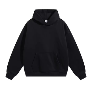 Sudadera con capucha para hombre, de algodón de estambre grueso de 380 g, forrada, con estampado puff, de corte holgado, unisex, tallas grandes, al por mayor - Product Image 6