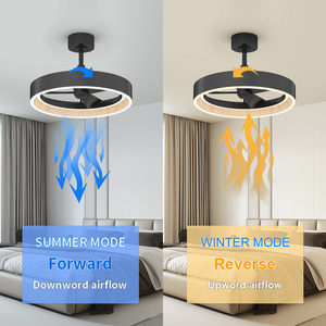 Reversible <b>Ceiling</b> <b>Fan</b> with Light 6 Speed Pure Copper Motor Summer Winter Mode Dual Memory <b>Remote</b> <b>Control</b> for Living Room - Product Image 4