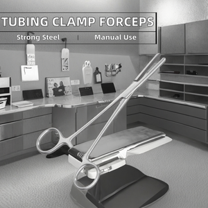 ملقط أنابيب فولاذي يدوي من نوع بريسبتيريان، 16 سم، بفكين أملس، أداة جراحية لتصريف الأوعية الدموية، معتمد من CCC، تصنيع حسب الطلب - Product Image 2