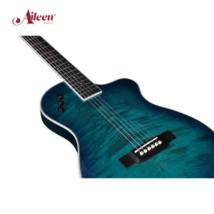 Yüksek kalite 39 "ince vücut akustik-elektrik gitar (WAG170CE)