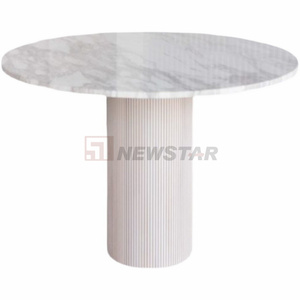 Newstar moderno nordico <span class=keywords><strong>rotondo</strong></span> tavolo da pranzo in <span class=keywords><strong>marmo</strong></span> cucina ristorante sala da pranzo mobili tavoli da pranzo in <span class=keywords><strong>marmo</strong></span> - Product Image 4