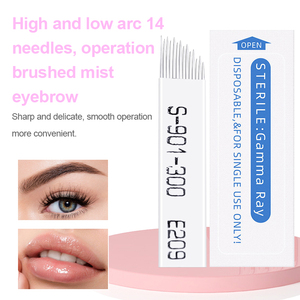 Lames de microblading en acier inoxydable, aiguilles jetables pour tatouage des sourcils, pour stylo manuel, artiste PMU, usage professionnel en studio - Product Image 3