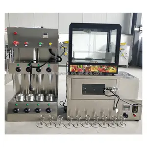 High Performance Commercial Pizza Cone Production Line / Pizza Cone Oven / Pizza Cone Maker All In One