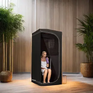 Sauna a vapor portátil de ozônio 1000W, tamanho grande, uso em beleza interna, painel de controle de computador, windows, 110V, casa