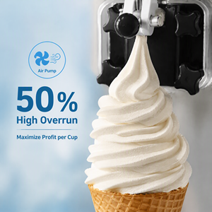 Máquina de helado suave marca Snowcream U161 |   Máquina de Helados Vertical de Alto Rendimiento de 18L/H con Bomba de Aire Integrada Pro - Product Image 4