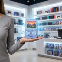 Console de jeu portable 8 bits GAMINJA Source Factory avec 256 jeux rétro intégrés sans licence, écran 2,8 pouces, prise en charge OEM/ODM