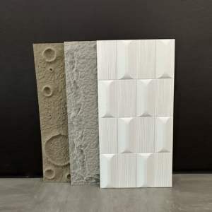 Panneau mural en pierre décorative en mousse compressée insonorisante de grande taille pour l'intérieur et l'extérieur, panneau mural en pierre PU 3D, fond de télévision - Product Image 5