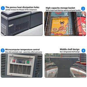 Congelador tipo isla sin ventana para exhibición en supermercados, restaurantes, hoteles, servicios de catering, tiendas de comestibles y comercios minoristas. - Product Image 5