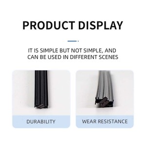 Bande de joint magnétique en caoutchouc EVA pour porte de douche en verre Bande magnétique en verre pour salle de douche coulissante et étanche - Product Image 6