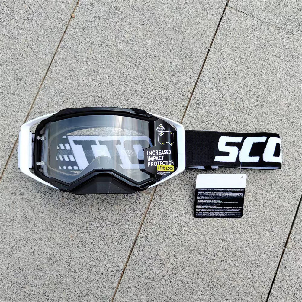 White/black frame + clear lens
