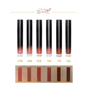 Commercio all'ingrosso vegan e di alta qualità del pacchetto nero opaco rossetto liquido - Product Image 5